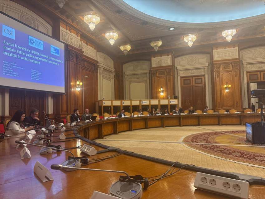 Participarea Patronatului Farmaciilor Independente la prezentarea studiului privind accesul la servicii farmaceutice în România